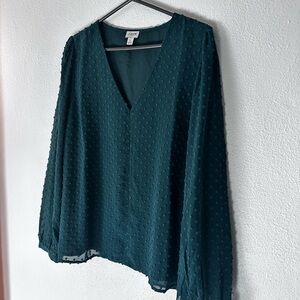 Jcrew Women's Green blouse